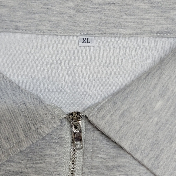 I Run On Coffee and Christmas Cheer Gray Sweatshirt - NWOT - Picture 5 of 7